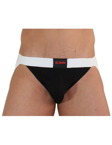 BURN - 004 JOCK BRILLANTE NEGRO - BLANCO S