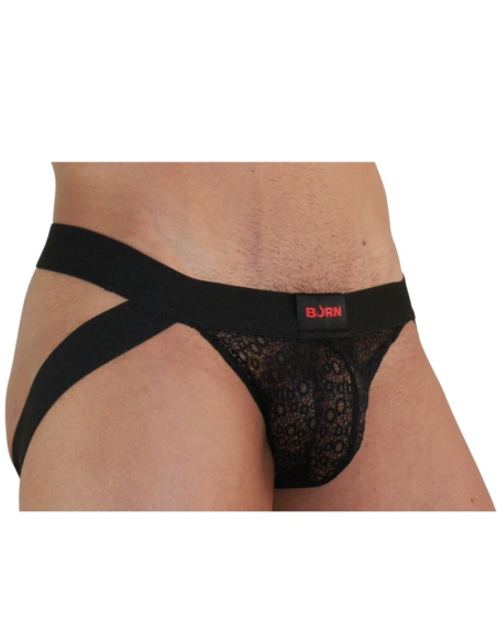BURN - 005 JOCK LENCERO NEGRO S