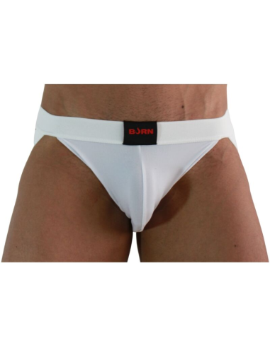 BURN - 007 JOCK LYCRA BLANCO S