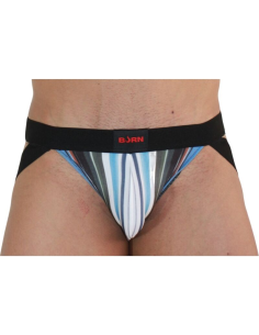 BURN - 009 JOCK MULTICOLOR - NEGRO S