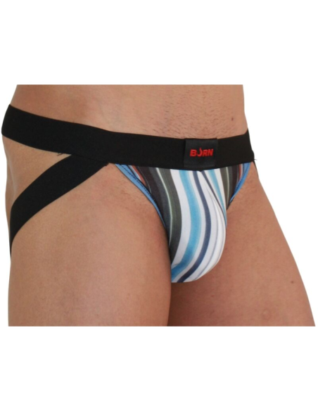 BURN - 009 JOCK MULTICOLOR - NEGRO S