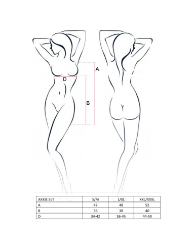 PASSION - WOMAN AKKIE SET DISFRAZ ENFERMERA S-M