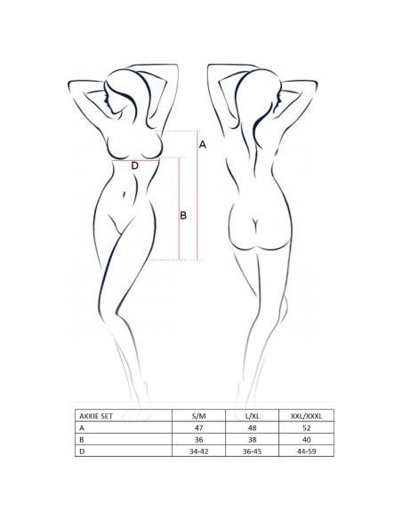 PASSION - WOMAN AKKIE SET DISFRAZ ENFERMERA S-M