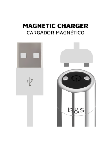 BLACK&SILVER - KAILAN 2 Bala Vibradora Carga Magnética | SEXPLACE.MX