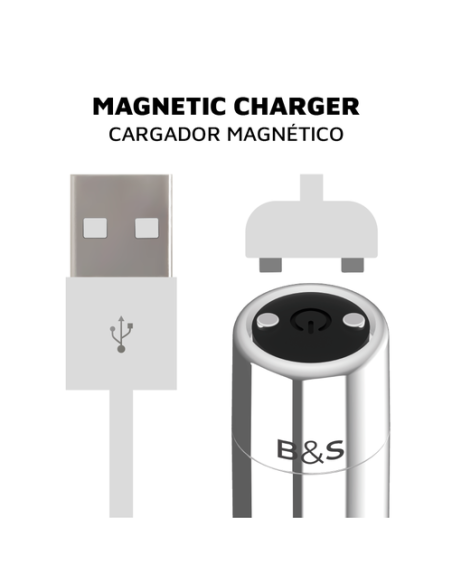 BLACK&SILVER - KAILAN 2 Bala Vibradora Carga Magnética | SEXPLACE.MX