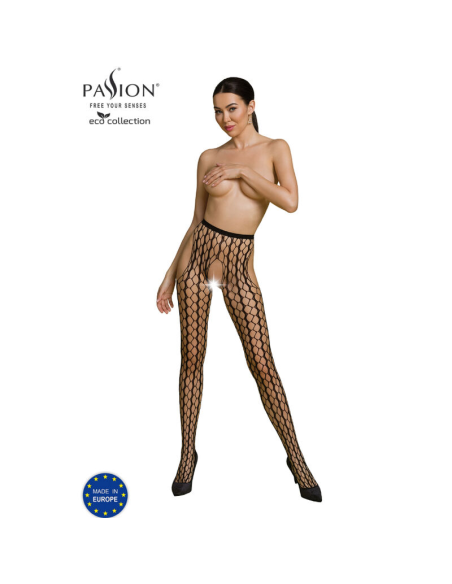 PASSION - ECO COLLECTION BODYSTOCKING ECO S007 NEGRO
