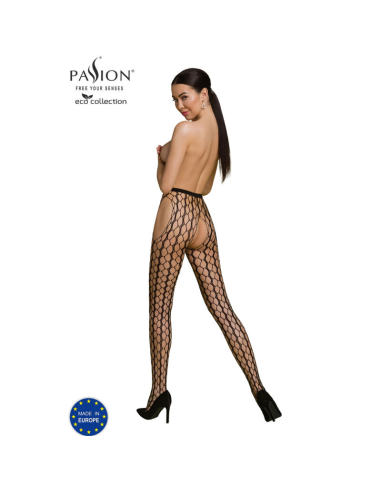 PASSION - ECO COLLECTION BODYSTOCKING ECO S007 NEGRO
