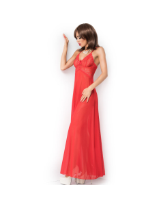 CHILIROSE - CR 3883 BABYDOLL LARGO ROJO S-M