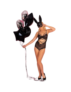 LIVCO CORSETTI FASHION - KYLSSIAM LC 90613 BODY NEGRO S-M