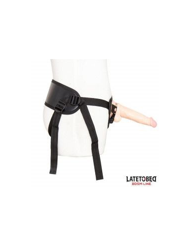 LATOBED BDSM LINE - Arnés con Cinturón Ancho Ajustable | SEXPLACE.MX