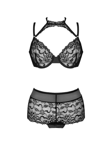 LIVCO CORSETTI FASHION - LINERA FOR THE SENSES COLLECTION SUJETADOR PANTY NEGRO S-M