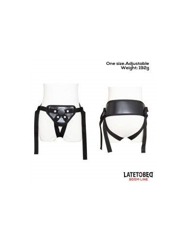 LATOBED BDSM LINE - Arnés con Cinturón Ancho Ajustable | SEXPLACE.MX