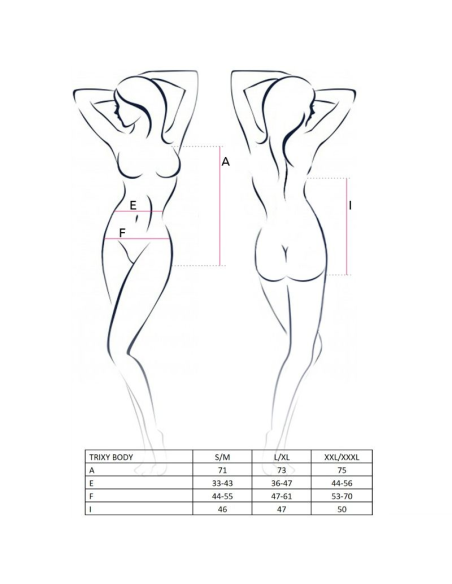 PASSION - WOMAN TRIXY TEDDY NEGRO TALLA L-XL