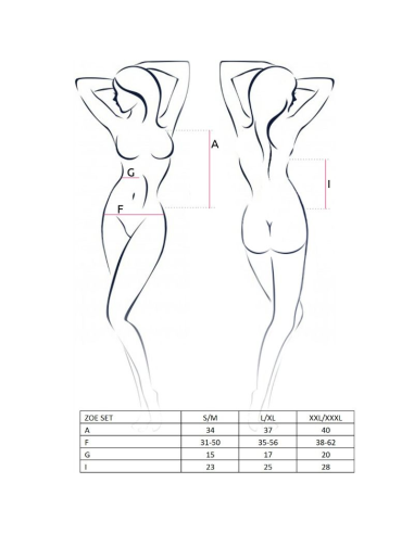 PASSION - WOMAN ZOE SET TALLA S-M