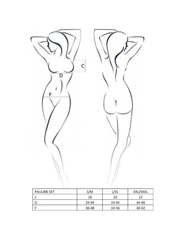 PASSION - WOMAN PAULINE SET 3 PIEZAS TALLA S-M