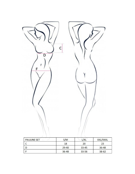 PASSION - WOMAN PAULINE SET 3 PIEZAS TALLA S-M