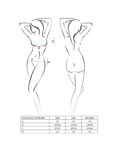 PASSION - WOMAN OFELIA SET TALLA S-M