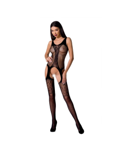 PASSION - WOMAN BS072 BODYSTOCKING TALLA ÚNICA NEGRO
