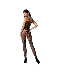 PASSION - WOMAN BS076 BODYSTOCKING TALLA ÚNICA NEGRO