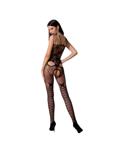 PASSION - WOMAN BS076 BODYSTOCKING TALLA ÚNICA NEGRO