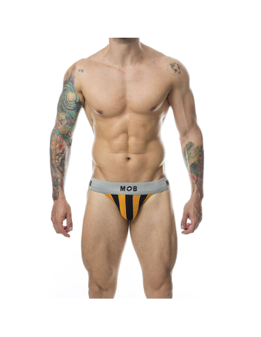 MOB - JOCK CLASICO STRIPE NARANJA TALLA L