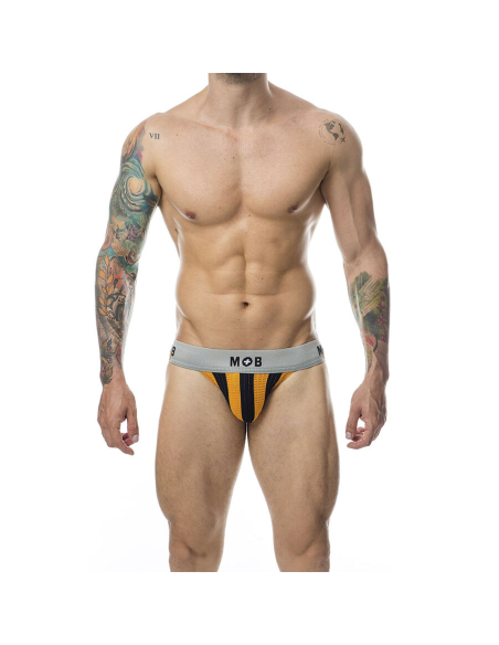 MOB - JOCK CLASICO STRIPE NARANJA TALLA L