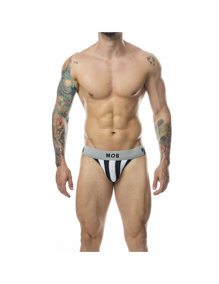 MOB - JOCK CLASICO STRIPE BLANCO TALLA L