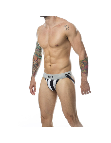 MOB - JOCK CLASICO STRIPE BLANCO TALLA L
