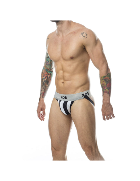 MOB - JOCK CLASICO STRIPE BLANCO TALLA L
