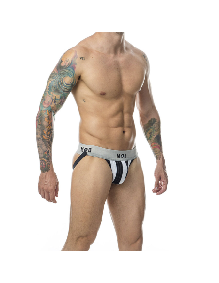 MOB - JOCK CLASICO STRIPE BLANCO TALLA L