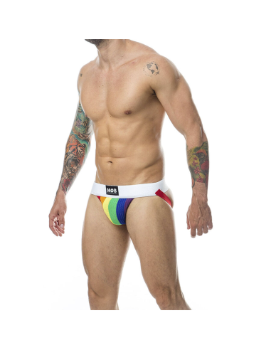 MOB - JOCK CLASICO STRIPE RAINBOW TALLA L