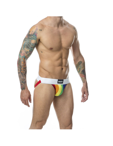 MOB - JOCK CLASICO STRIPE RAINBOW TALLA L