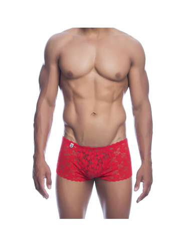 MOB - BOXER ENCAJE ROJO TALLA L-XL