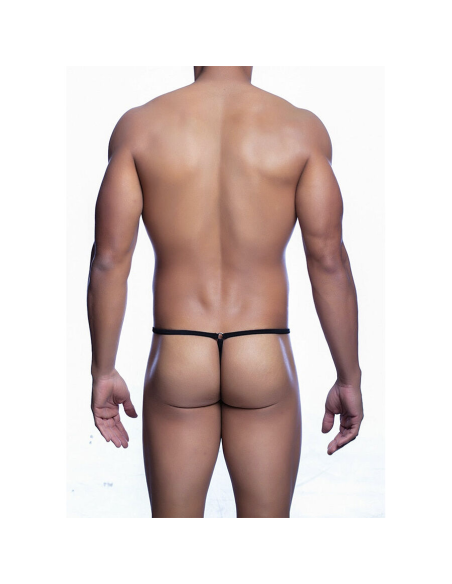 MOB - TANGA NEGRO CON FORMA DE LAGRIMA TALLA L-XL