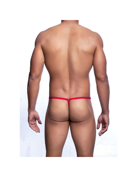 MOB - TANGA ROJO CON FORMA DE LAGRIMA TALLA L-XL