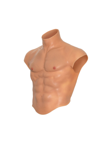 HIDDEN DESIRE - ALTER EGO CAMISETA SILICONA TORSO MASCULINO CON ABDOMINALES NATURAL