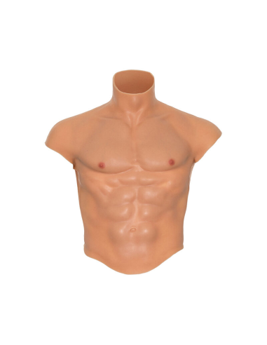 HIDDEN DESIRE - ALTER EGO CAMISETA SILICONA TORSO MASCULINO CON ABDOMINALES NATURAL