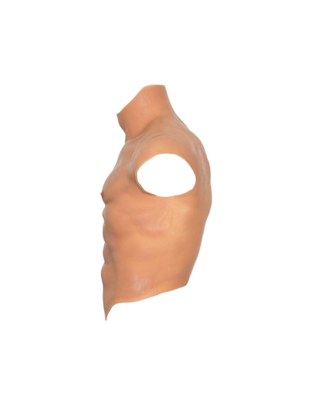 HIDDEN DESIRE - ALTER EGO CAMISETA SILICONA TORSO MASCULINO CON ABDOMINALES NATURAL