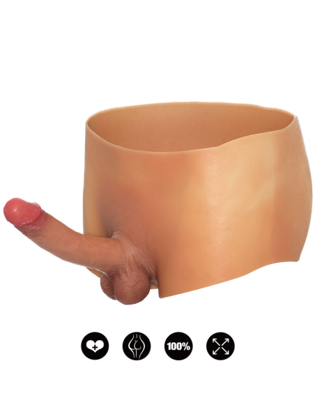 HIDDEN DESIRE - ALTER EGO BÓXER CON PENE 18 CM NATURAL TALLA S-M