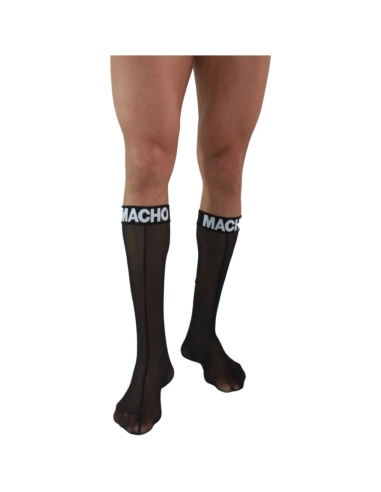 MACHO - CALCETINES FINOS NEGRO TALLA ÚNICA