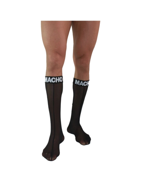MACHO - CALCETINES FINOS NEGRO TALLA ÚNICA