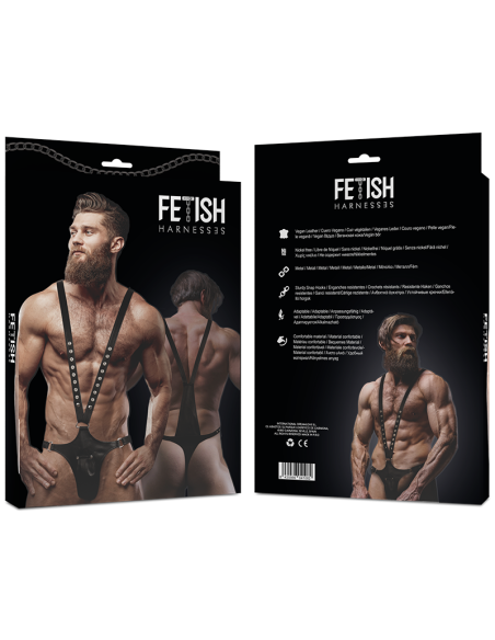 FETISH SUBMISSIVE ATTITUDE - ARNÉS ECOPIEL FORMA DE V HOMBRE