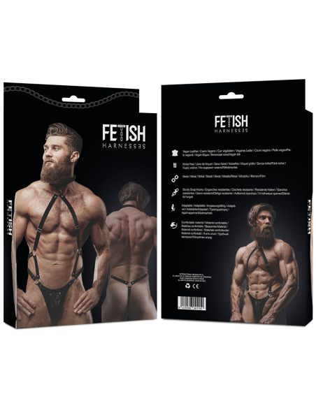 FETISH SUBMISSIVE ATTITUDE - ARNÉS ECOPIEL JOCK STRAP HOMBRE