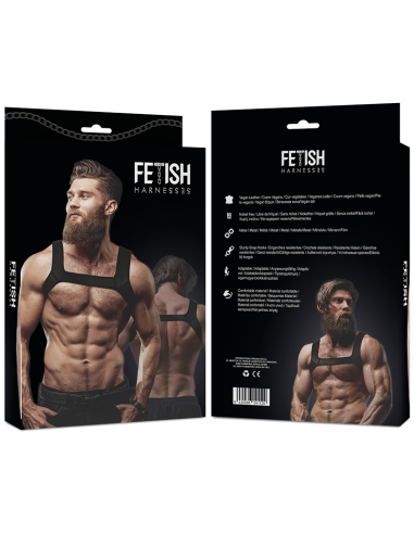 FETISH SUBMISSIVE ATTITUDE - ARNÉS NEOPRENO PECHO HOMBRE TALLA M