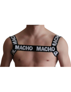 MACHO - ARNÉS DOBLE NEGRO