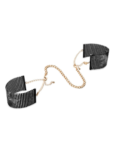 BIJOUX - DÉSIR MÉTALLIQUE ESPOSAS MALLA METALICA NEGRA