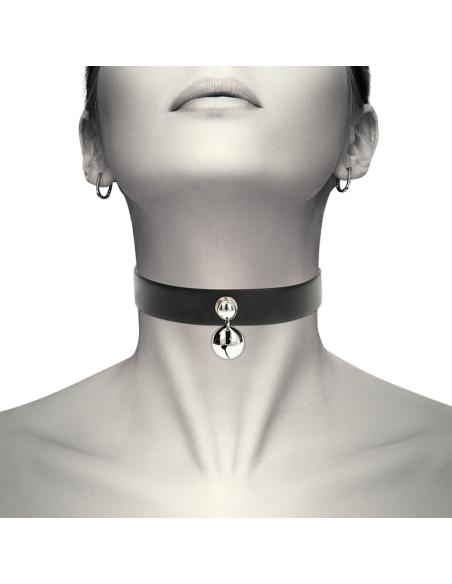 COQUETTE CHIC DESIRE - COLLAR CUERO VEGANO ACCESORIO WOMAN CASCABEL