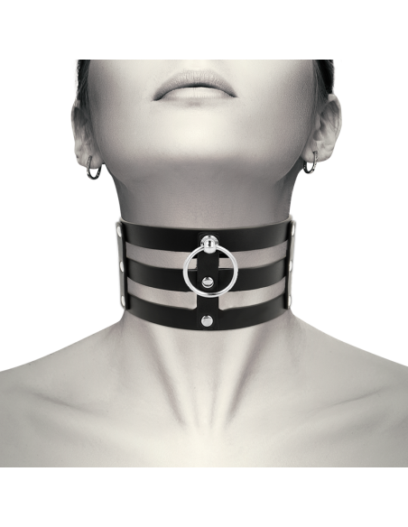 COQUETTE CHIC DESIRE - CHOKER CUERO VEGANO ESTILO FETISH