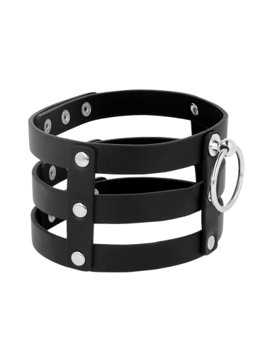 COQUETTE CHIC DESIRE - CHOKER CUERO VEGANO ESTILO FETISH