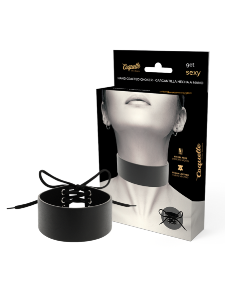 COQUETTE CHIC DESIRE - CHOKER CUERO VEGANO